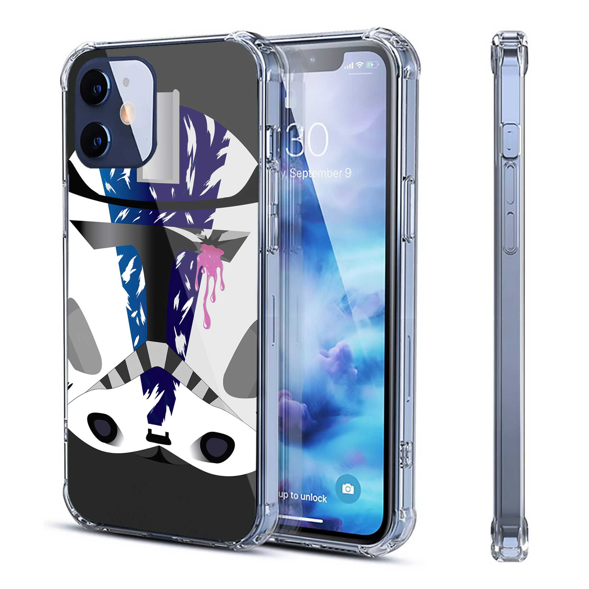 （画像用） スター・ウォーズ Star Wars 【iPhone 12シリーズ対応】透明スマホケース（クリアソフトケース）